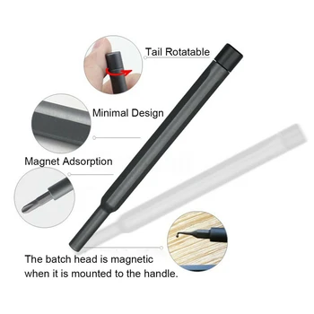 Daglig Brug Skruetrækker Kit 24 Præcision Magnetiske Bits med Alluminum Max DIY skruetrækker Sæt Til Smart Home Kit