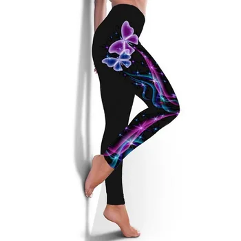 3D Print Yoga Bukser, Tynde Træning, Sport Slid For Kvinder Fitnesscenter Leggings Fitness Sport Beskåret Femme Bukser Calzas Deportivas