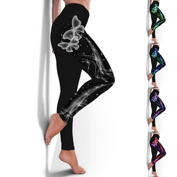 3D Print Yoga Bukser, Tynde Træning, Sport Slid For Kvinder Fitnesscenter Leggings Fitness Sport Beskåret Femme Bukser Calzas Deportivas