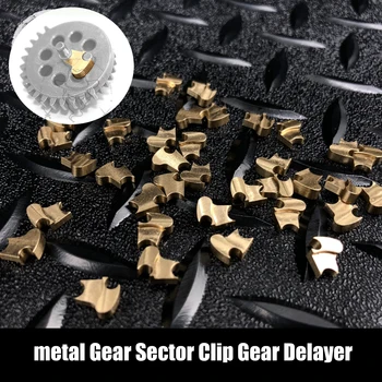 Airsoft Messing metal Gear Sektor Klip Gear Delayer for Airsoft AEG Ver.2 / Ver.3 Gearkasse Jagt Tilbehør