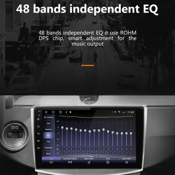 2 Din Bil Radio Hoved Android Enhed For VW-Volkswagen Passat B6 B7 2010-GPS Navigation Autoradio Multimedie-Afspiller 2din 4G
