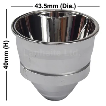 43,5 mm(D) x 40 mm(H) OP Aluminium Reflektor ( 1 pc )