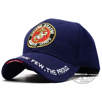 LIBERWOOD U.S. MARINE CORPS USMC INSIGNIER HAT CAP Mænd Patriot Baseball Caps Usa Få Den Stolte Vintage Army Caps