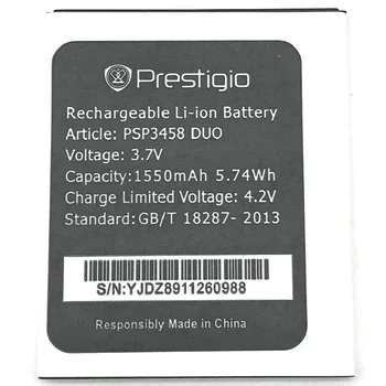 PSP3458 DUO batteri til Prestigio MultiPhone PSP3458 DUO PSP 3458 Akkumulator-Batterier til Mobiltelefoner