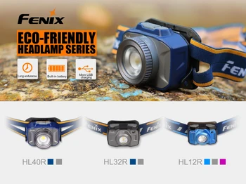 Nye Ankomst Fenix HL40R 600 Lumen Mikro-USB-Genopladelige All-round Rotary Fokus Forlygte, der er Indbygget i 2000mAh Li-polymer Batteri