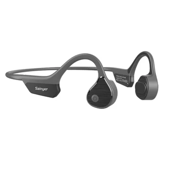 Bone Conduction Trådløse Bluetooth-Headset med Mikrofon Sports Headset Titanium Legering, IP65 Vandtæt Stereo USB-Ear Hook-5.0