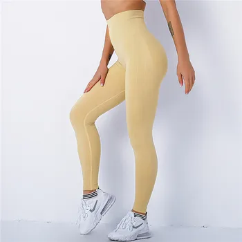 Kaminsky Kvinder Spandex 20% Problemfri Leggings Boble Butt Push Up Træning Legging Slank Høj Talje Leggins Mujer Trænings Bukser