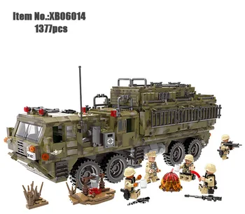Xingbao WW2 Militære Række Tunge Lastbil model byggesten figur mursten Kompatibel Med legetøj, som børn gave