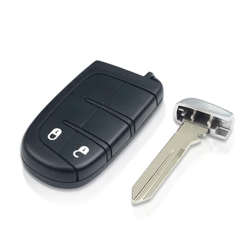 KEYYOU Bil Smart Key Shell 2/3/4/5 Knapper Til For Chrysler Jeep Cherokee Dodge Ram 1500 2500 Rejse Oplader Udfordrer Durango