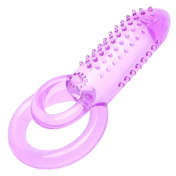 OLO Cock Ring Vibrator Forsinke Ejakulation Penis Ring med Klitoris Stimulator Mandlig Onani sexlegetøj til Mænd 16208