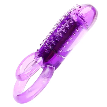 OLO Cock Ring Vibrator Forsinke Ejakulation Penis Ring med Klitoris Stimulator Mandlig Onani sexlegetøj til Mænd