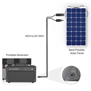 JKM Solar stik til DM5.5*2.1 solar panel forbindelse batteri DC adapter 35135 5525 Kompatibel for Solar Panel Kuffert