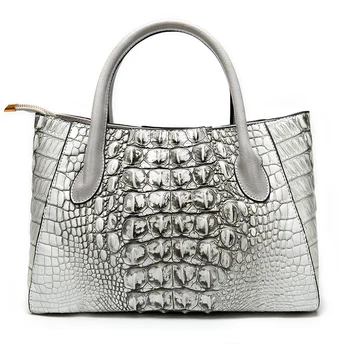 WESTAL kvinders ægte læder håndtasker luksus håndtasker, kvinder tasker designer alligator øverste håndtag tasker messenger bag kvinder læder