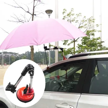 Bærbare Udendørs køreskole Bil Paraply, Parasol Beslag Stor sugekop Rustfrit Stål Multi-funktion-Stik Stå