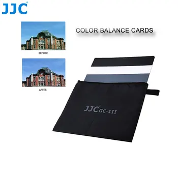 JJC Kamera Præcise Farve Afvejning Af Foto Balance vandafvisende Neutral Grå 3-i-1 Digital gråkort til Canon/Sony