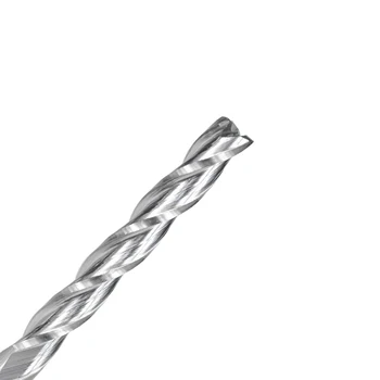 XCAN Hårdmetal endefræsere 3.175 mm Skaft med Flade Fræser 3 Fløjte CNC Router Smule for Aluminium Skære Spiral Fræse-Bit