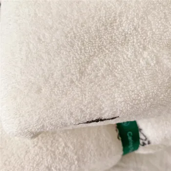 Mikrofiber super absorberende, hurtigtørrende hvid korte baby modtager tæppe morgenkåbe baby håndklæde børn strand tæppe baby tæppe