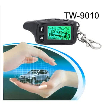 TW9010 Bil Anti-tyveri-2-vejs Alarm Fjernbetjening Sikkerhed System Kit Tilbehør
