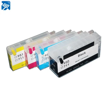 OP brand erstatning for HP 950 951 Genopfyldelige blækpatroner til HP-8610 8620 8680 8615 8625 printeren viser blækniveauet