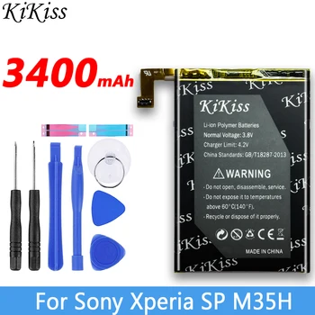 Gratis værktøj 3400mAh LIS1509ERPC Batteri Til Sony Xperia SP M35h HSPA LTE C5302 C5303 C5306 c530x Mobiltelefon +Tracking Nummer