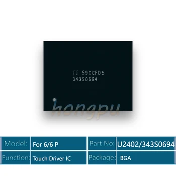 5pcs/masse, der Anvendes Reball 343S0694 Til iPhone 6/6 Plus U2402 Sort Touch IC Touch screen Kontrol digitizer-chip