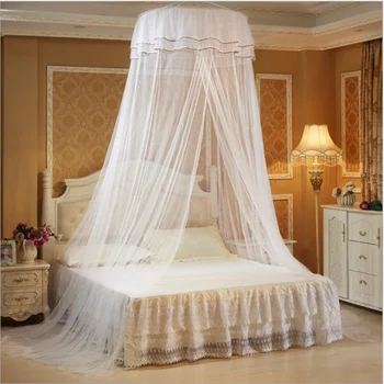 (1.2~1,8 m Bed) i Stor Størrelse Universal Myggenet til Dobbelt Seng Hang Dome Myggenet Bed Baldakin For Voksne Moskitonet