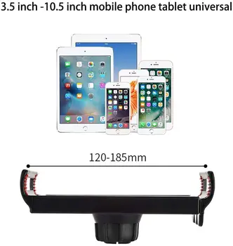 Højde Justerbar-Gulvtæppe Tablet Stå Fleksibel Arm Stativ Mount Beslag Rotation Bed Mobiltelefon Holder til iPhone iPad Mini Luft