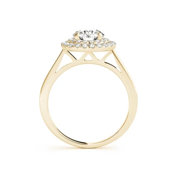 LESF Luksus Sona Simuleret Diamant Engagement Ring Sæt Fine Ring For Kvinder, Kvindelige Klassiske Vintage 925 Sølv Ring Gave