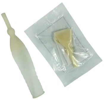 50 stk 25mm/30mm/35mm/40mm mandlige eksterne kateter til engangsbrug kondom urin indsamler Latex urin pose vælge urinal taske 16390