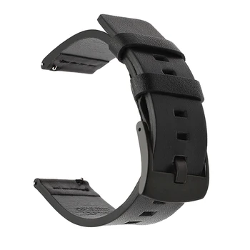 Ægte Klassisk Læder Rem Til Samsung Gear S2 S3/Galaxy Se 42mm For Garmin Vivoactive 4S Quick release rem armbånd