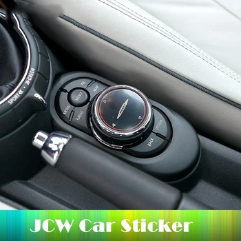 Metal Bil Knapper Dække Logo Klistermærke JCW Klistermærker til MINI Cooper S, EN Landsmand John Cooper Works R60 R61 R56 R50 F55 F56 F60