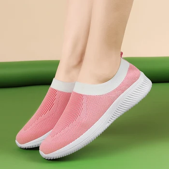 Damyuan 2020 Sko Kvinde Sneakers Kvinder ' s Flats Sok Sneakers Let Plus Size Sommeren Loafers at Gå Flade Sko Damer