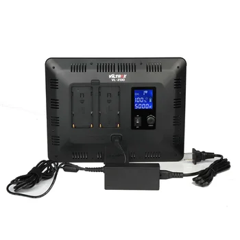 Viltrox VL-200 Pro Wireless Remote LED Video Studio Lampe, Slank Bi-Color Dæmpbar + VEKSELSTRØM til Videokameraet Kamera