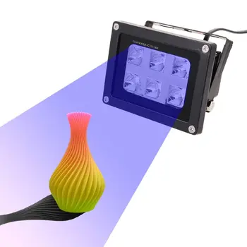 60W 405nm 6 UV-LED Harpiks Hærdning Lampe til SLA DLP 3D-Printer US/UK/EU/AU 83XB