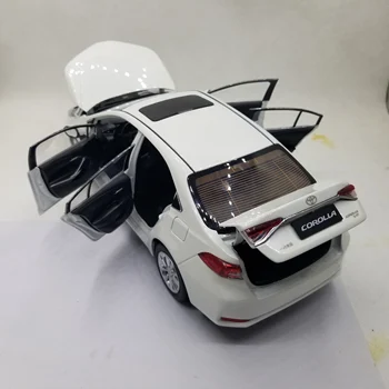 1:18 Diecast Model for Toyota Corolla 2019 Hvid Sedan Legering Toy Bil Miniature Samling Gaver Hot Salg Altis