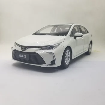 1:18 Diecast Model for Toyota Corolla 2019 Hvid Sedan Legering Toy Bil Miniature Samling Gaver Hot Salg Altis