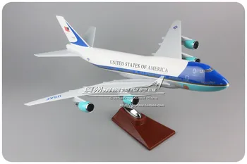 47cm Harpiks Usa Airways Fly Model Boeing 747 Air Force One Airlines B747 28000 Model Airbus-Fly, Fly Model 1649