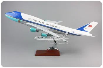 47cm Harpiks Usa Airways Fly Model Boeing 747 Air Force One Airlines B747 28000 Model Airbus-Fly, Fly Model