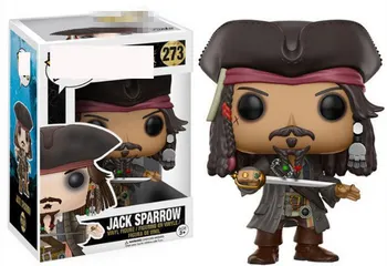 Funko POP Pirates of the Caribbean Kaptajn JACK Sparrow Salazar Elizabeth Swann Ghost of Will Turner Vinyl Action Figur Legetøj