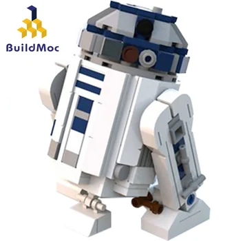 Krige Plads R2-D2 Lepining Stjerne film Robot Model Blokke mini Mursten Legetøj Kompatibel lepinblocks 10225