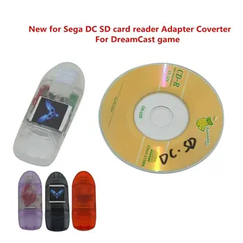 Kortlæser Adapter Converter for Sega DC Dreamcast Micro SD-Kort Spil Spiller For DreamCast spil med indikator lys