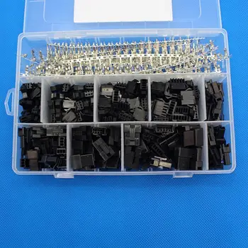 2,5 mm Pitch 2 3 4 5 Pin JST Stik SM Mandlige og Kvindelige Plug Boliger Stik Adapter Sortiment Kit 560Pcs(560Pcs)