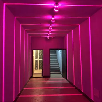 Thrisdar Nordiske LED væglampe 360 Graders Ray dørkarmen Linje væglamper Kreative Soveværelse KTV Bar Korridoren Midtergangen væglampe