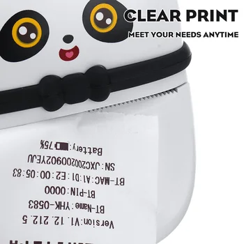 Wireless Label Printer Bærbare Pocket Etiket Printer Mini bluetooth Termisk Label Printer Hurtig Udskrivning Brug i Hjemmet, Office Printer