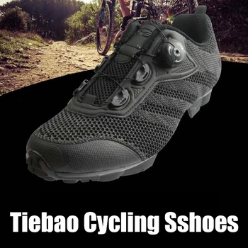 TIEBAO mountain bike sko mænd åndbar selvlåsende cykling sneakers sapatilha ciclismo mtb ultra-let ridning cykel sko