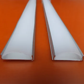 Gratis Forsendelse Bøjelig Fleksibel LED Aluminium Buede Ekstrudering Profil for Fleksibel LED Strip, Aluminium Kanal Boliger
