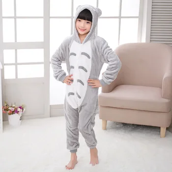 Voksen Nabo Totoro Kigurumi Kvinder Mænd Cartoon Animal Cosplay Kostume Vinter Onesie Pyjamas Hætteklædte Par Sjove Part, Der Passer Til
