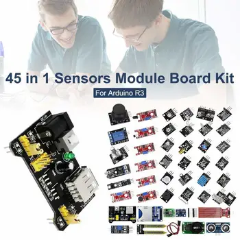 45 I 1 Sensorer Moduler Starter Kit Til Arduino, Bedre End 37in1 Sensor Kit 37 I 1 Sensor Kit