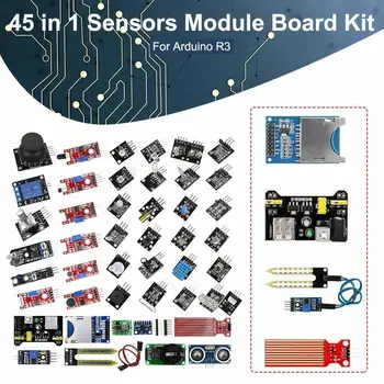 45 I 1 Sensorer Moduler Starter Kit Til Arduino, Bedre End 37in1 Sensor Kit 37 I 1 Sensor Kit