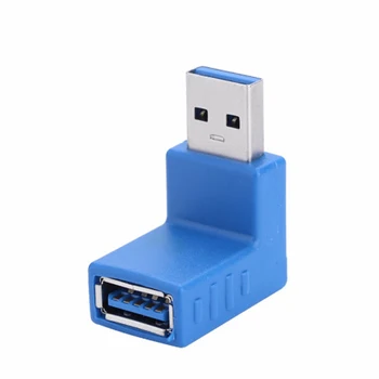 5 Pc ' er Type A USB 3.0 90 Grader, Højre-Vinklet Kobling Adapter Stik NK-Shopping